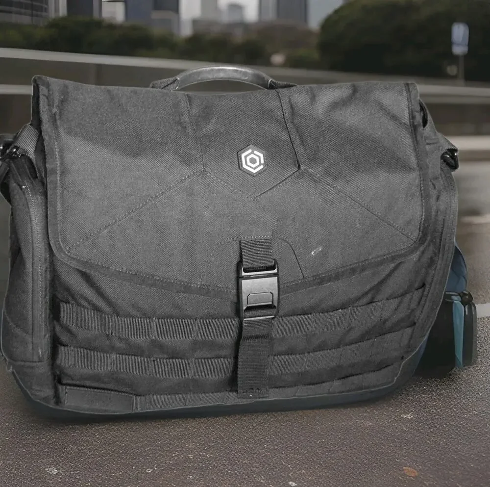 Mission Critical S.01 Diaper Messenger Laptop Black